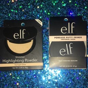 Elf highlighting powder & poreless putty primer